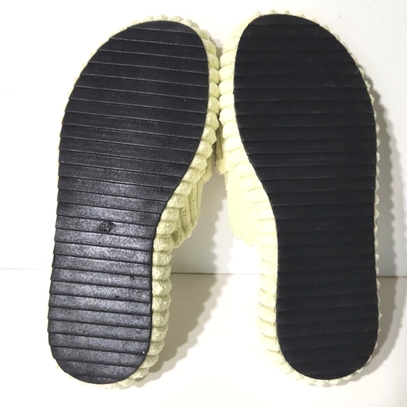 NEW Free People Two Days in Ibiza Key Lime Terry Cloth Platform Sandals Size 9.5 - Picture 8 of 13